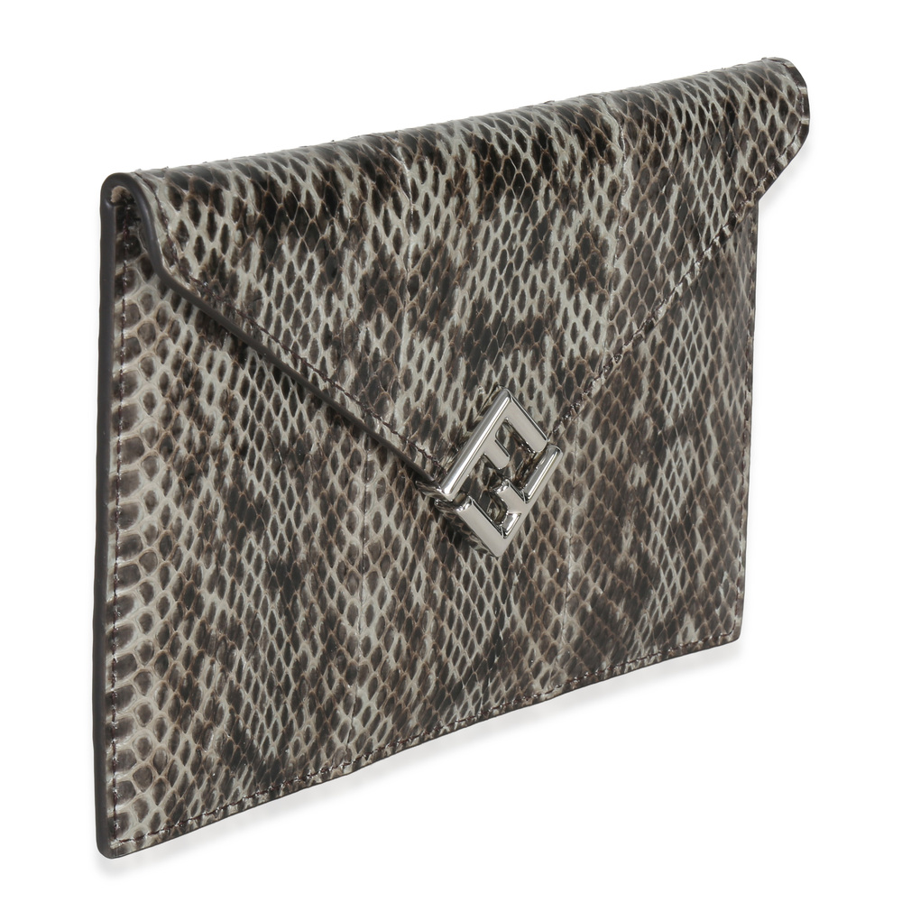 Fendi Multicolor Python FF Small Busta Pouch - Picture 3 of 8